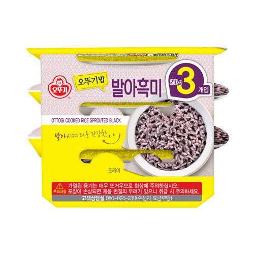 오뚜기밥 발아흑미 (210GX3)