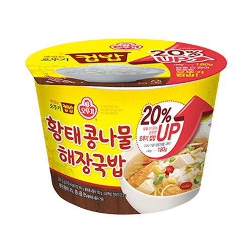 컵밥 황태콩나물해장국밥(증량) 301.5G